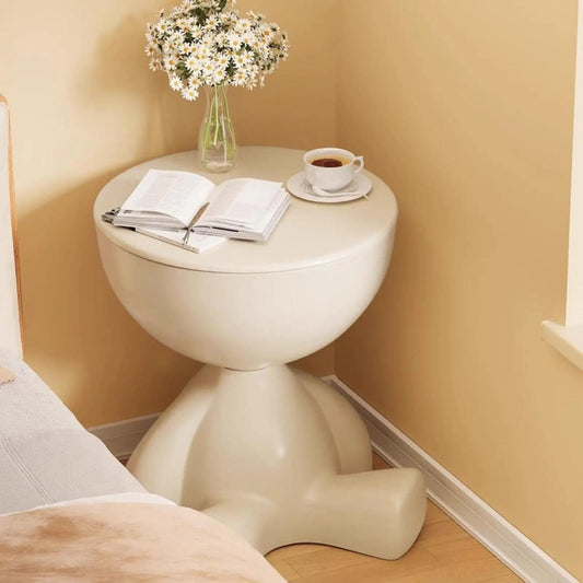 Creative bear-shaped side table by WinniHouse featuring storage space, with a playful and functional design.