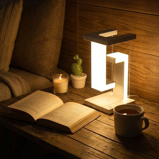 Levitating Float Lamp with 10W Wireless Charger — Futuristic Design & Dual Function