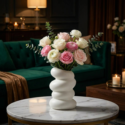 Modern Nordic Flower Vase — Minimalist Home Decor for Any Room