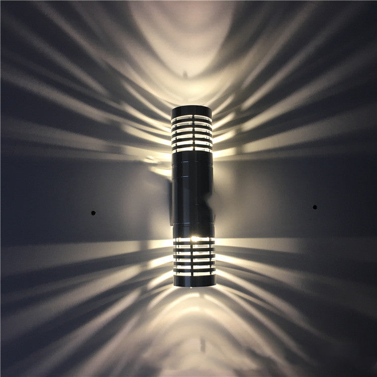 Double head wall lamp by WinniHouse, ideal for corridor or bedside lighting, featuring modern design and dual adjustable light heads.