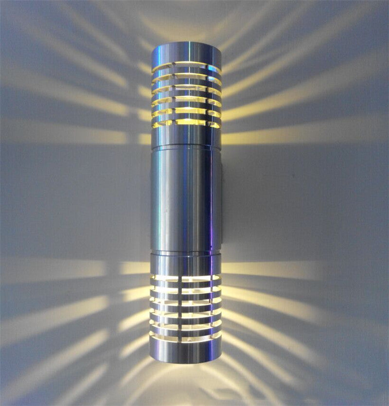 WinniHouse creative double head wall lamp for corridor, aisle, or bedside lighting with modern design and adjustable heads.