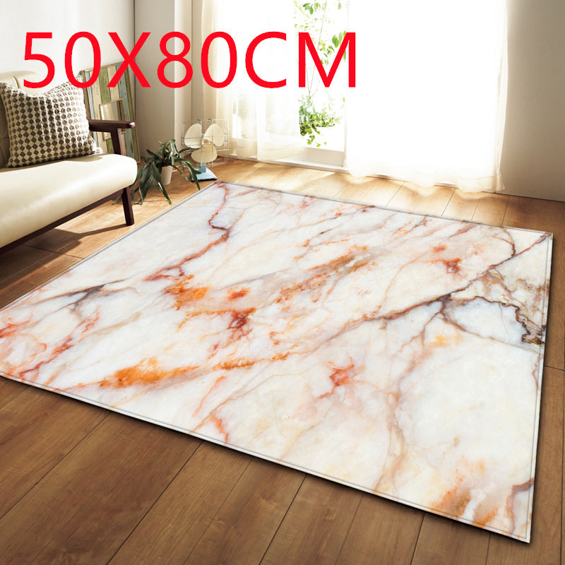 Modern marble effect rug by WinniHouse, perfect for living rooms and bedrooms, featuring elegant design and premium quality.