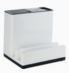 Multifunctional kitchen organizer by WinniHouse holding knives and utensils, with compartments for efficient countertop storage.
