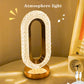 Elegant oval crystal table lamp by WinniHouse with USB charging, decorative night light for living rooms, bedrooms, and festive decor.