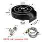 WinniHouse bar counter cup washer sink with high-pressure spray faucet and coffee pitcher wash tool in a kitchen setting