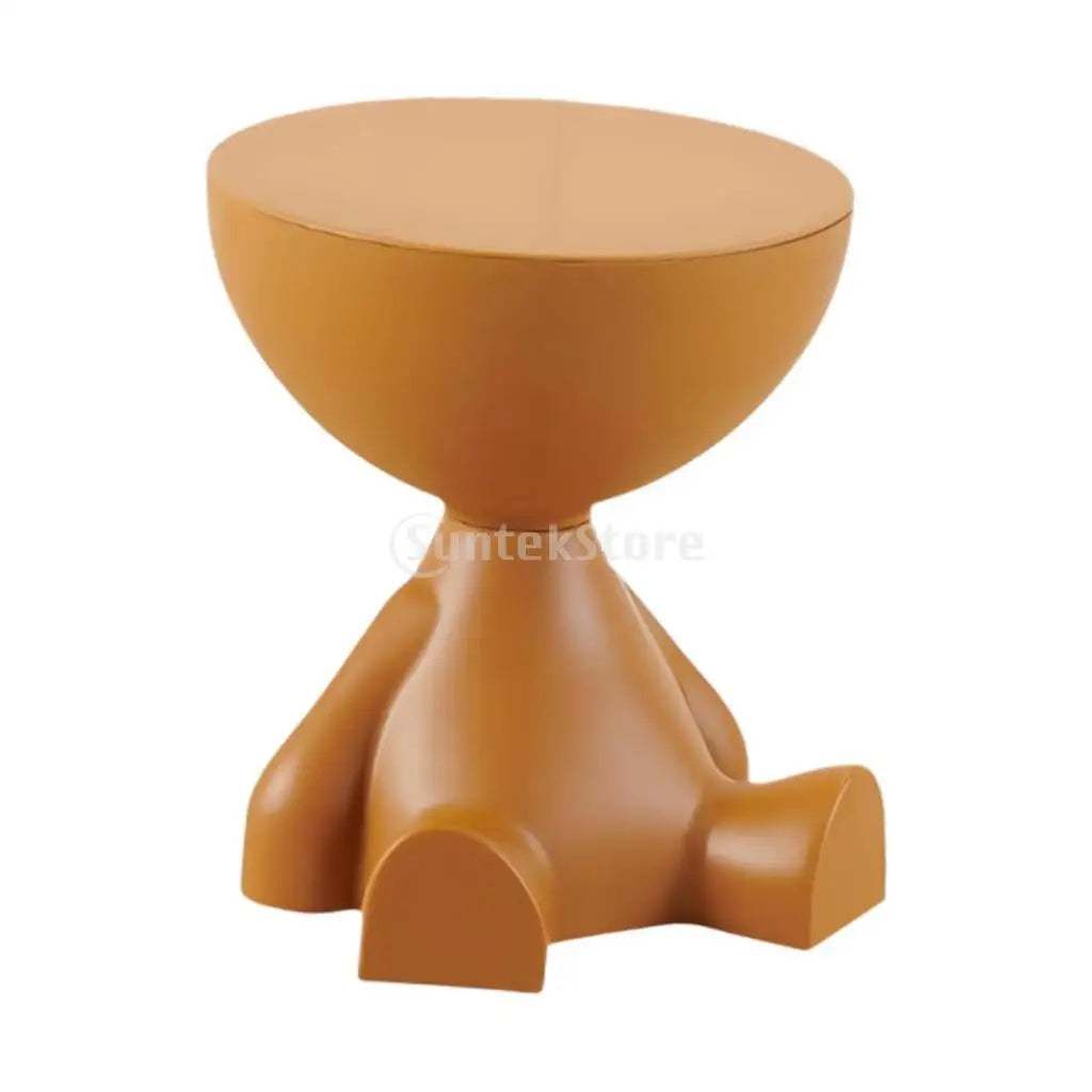 Cute bear-shaped side table by WinniHouse featuring creative design and storage space for living room or bedroom decor.
