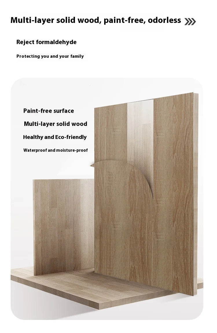 Modern minimalist light luxury Rock Board bathroom vanity set with integrated basin, hand washing and toilet washstand by WinniShop.