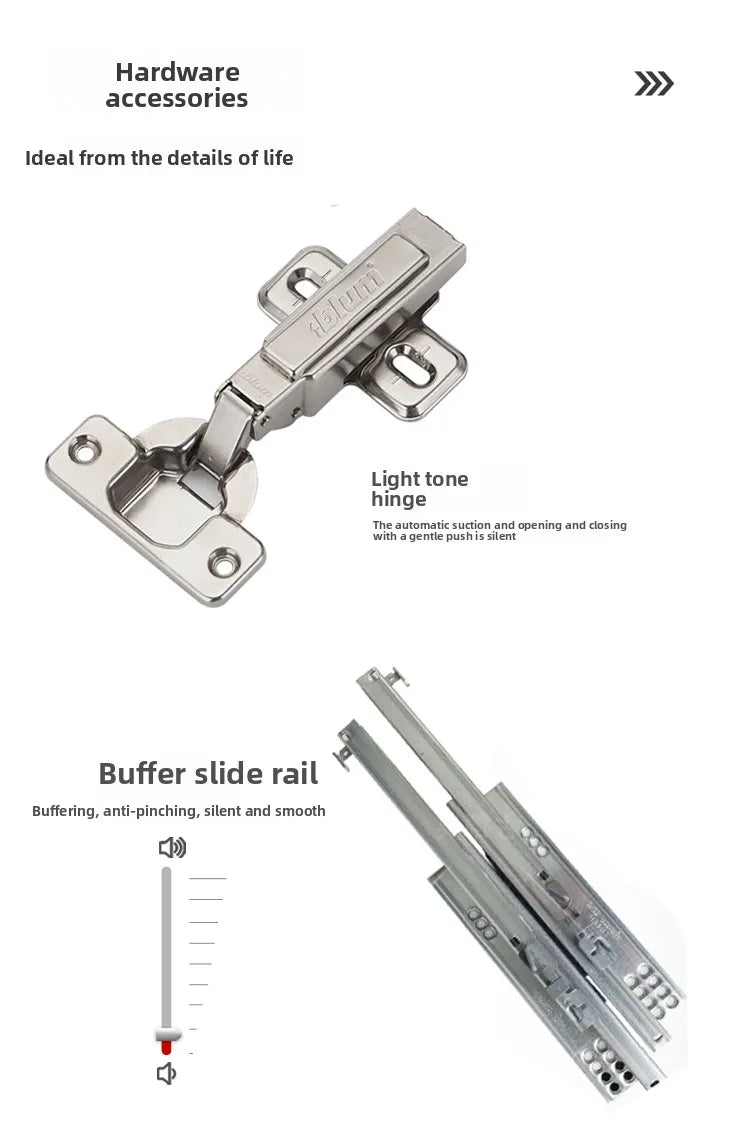 Modern minimalist luxury bathroom vanity set with integrated basin, hand wash and toilet area, by WinniShop.