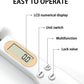 Digital measuring spoon by WinniHouse showing LCD display and 500g capacity, used for precise kitchen measurements.