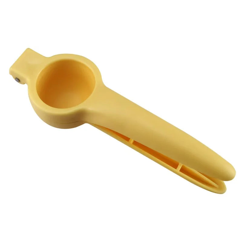 Portable WinniHouse manual lemon and orange juicer, compact kitchen tool for fresh citrus juice extraction.