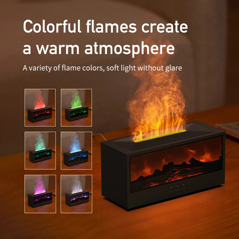 Creative fireplace air humidifier by WinniHouse, featuring a unique design and compact size for home moisture control.