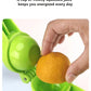 WinniHouse portable manual lemon and orange juicer mini citrus extractor for kitchen use, compact and easy to operate