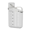 WinniHouse moisture-proof grain storage container showing a clear plastic container with lid, designed to keep grains dry and fresh.