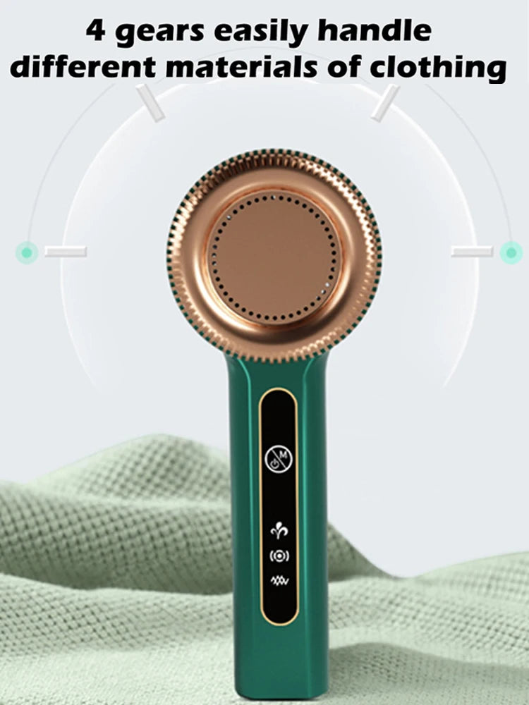 Portable electric lint remover for clothing, WinniShop, with a rechargeable depilling ball, sweater shaver, and plush fabric razor.
