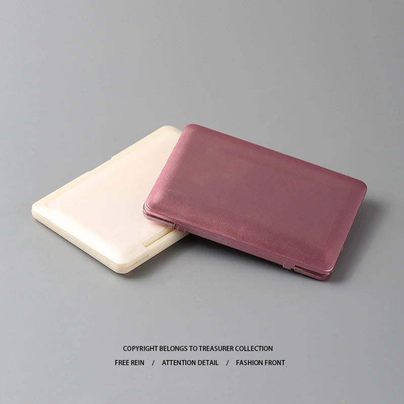 Portable mini laptop-shaped mirror by WinniShop, foldable makeup mirror with high-quality reflective surface, ideal for beauty on the go.