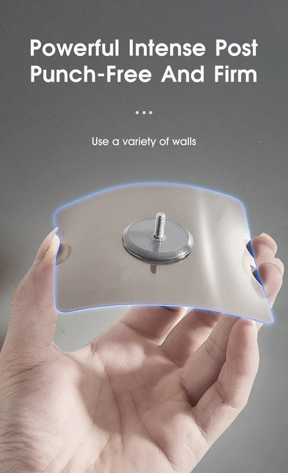 Wall-mounted bathroom storage shelf by WinniHouse, ideal for shower organization with space for shampoo and bath accessories.