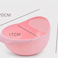 Plastic rice strainer and kitchen colander by WinniHouse for washing rice, fruits, and vegetables in the sink.