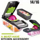 WinniHouse portable multifunctional vegetable chopper with stainless steel blades and compact design for easy kitchen prep.