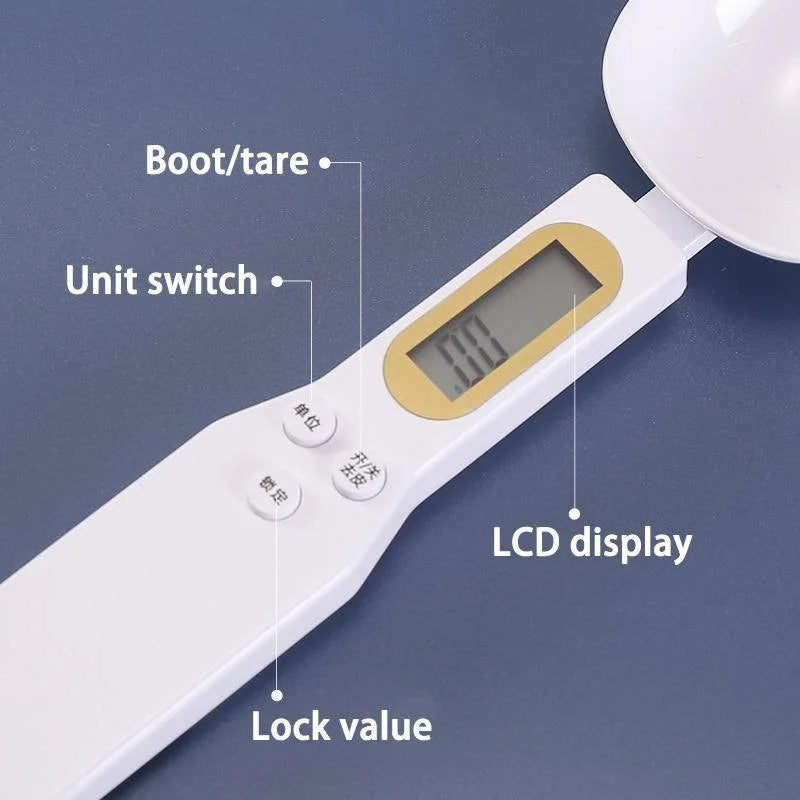 Digital 500g kitchen measuring spoon from WinniHouse with LCD display and 0.5g precision for accurate cooking measurements