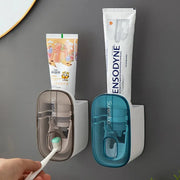 WinniHouse automatic toothpaste dispenser showing sleek design and touchless operation for easy, hygienic toothpaste application.