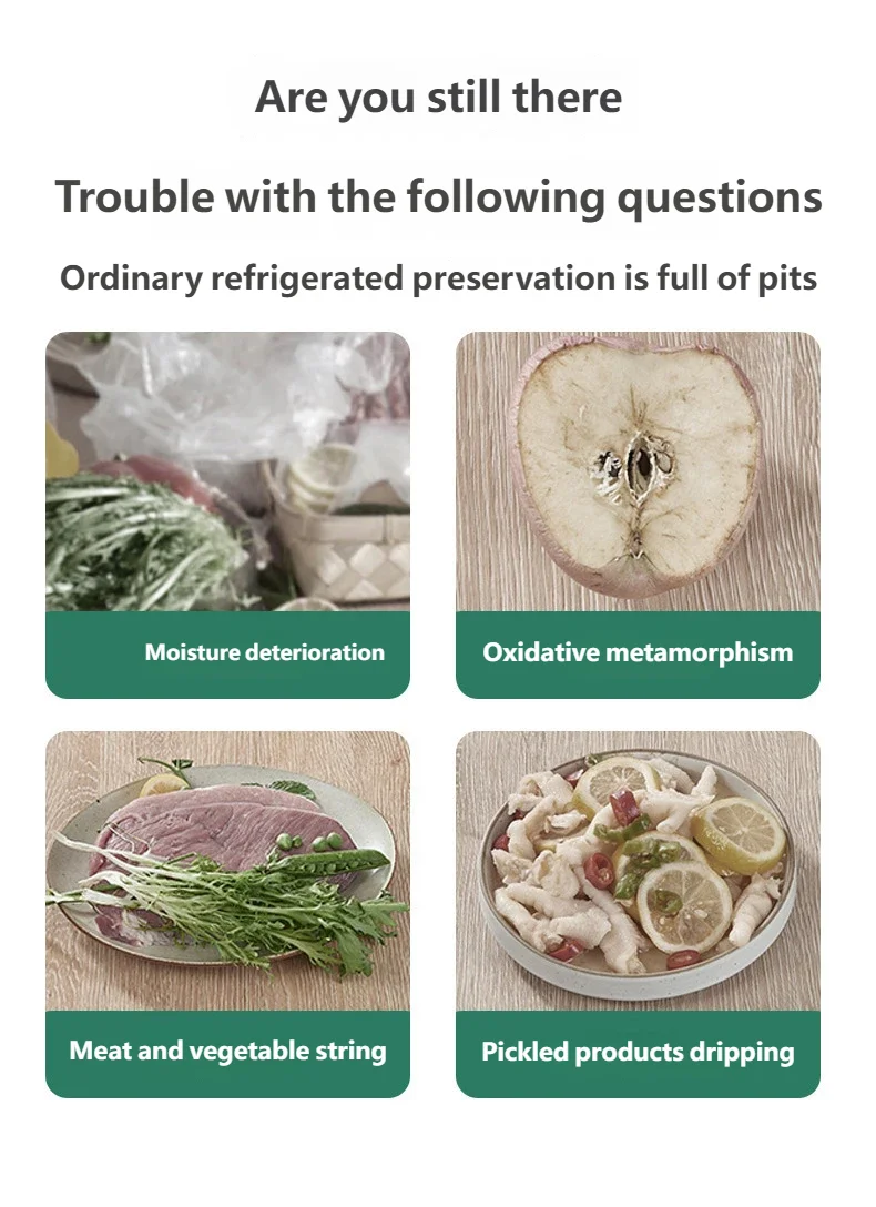 WinniShop portable USB rechargeable food sealer with storage bag, plastic clip, and sealing strip for airtight food preservation.