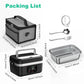 Wireless electric insulated lunch box by WinniHouse with sleek design and secure lid for portable food storage.