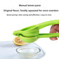 WinniHouse manual portable lemon and orange juicer, compact kitchen tool for fresh citrus juice extraction