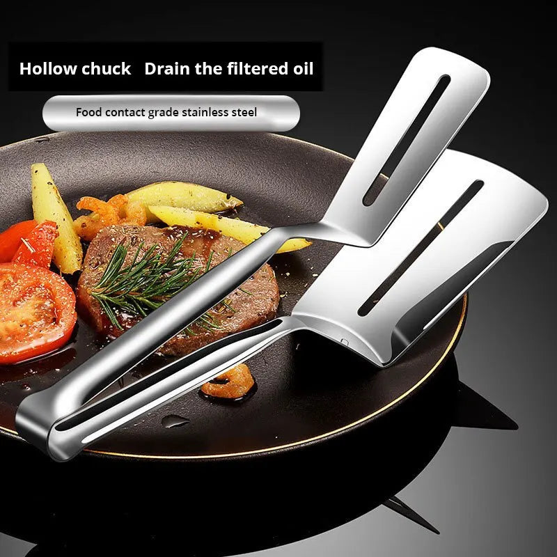 WinniHouse stainless steel fish fillet clip and barbecue tongs, kitchen utensils for grilling and home cooking.
