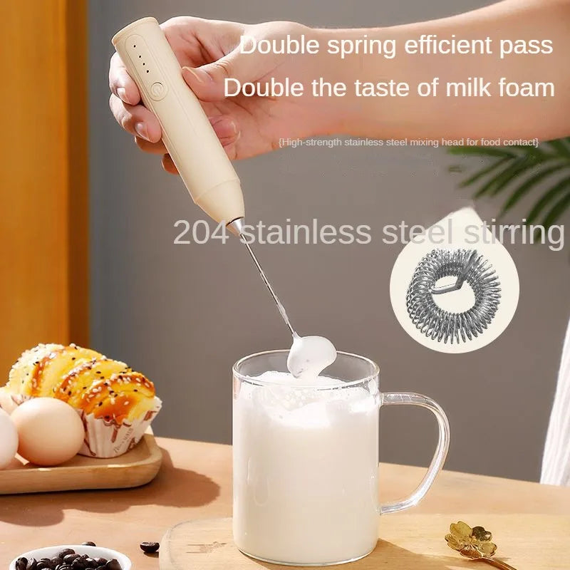 Portable WinniHouse mini stainless steel blender for quick, easy blending on the go. Compact design with stainless steel construction.